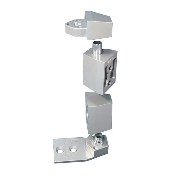 International Door Closers 3/4 Offset Pivot Set For Flush Doors, Non-Handed, AL Baked Satin Aluminum Paint OP-2700-AL - main